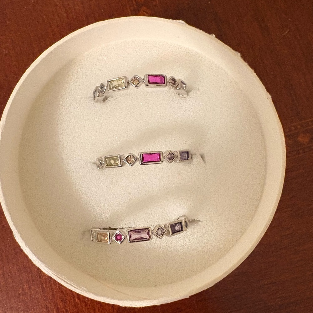 BP Mental Health Awareness Ring Stack